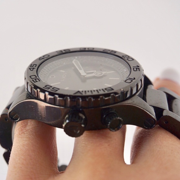 Black Nixon Watch. - Picture 3 of 5